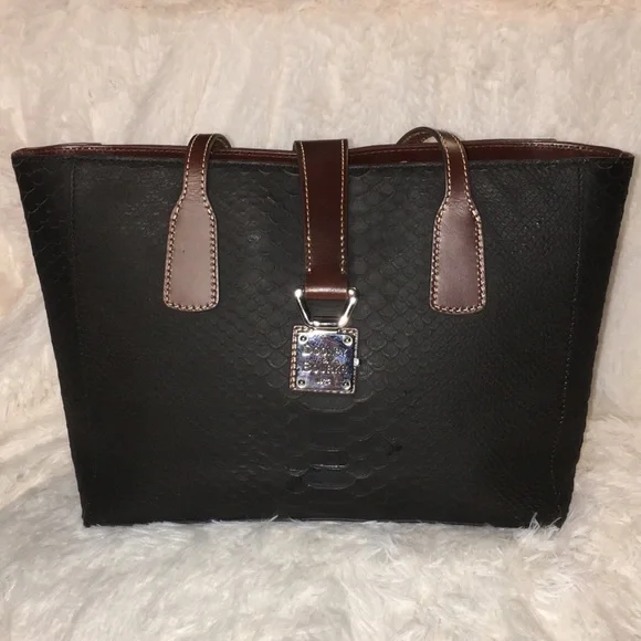Dooney & Bourke Shannon Python Tote - Picture 10 of 10
